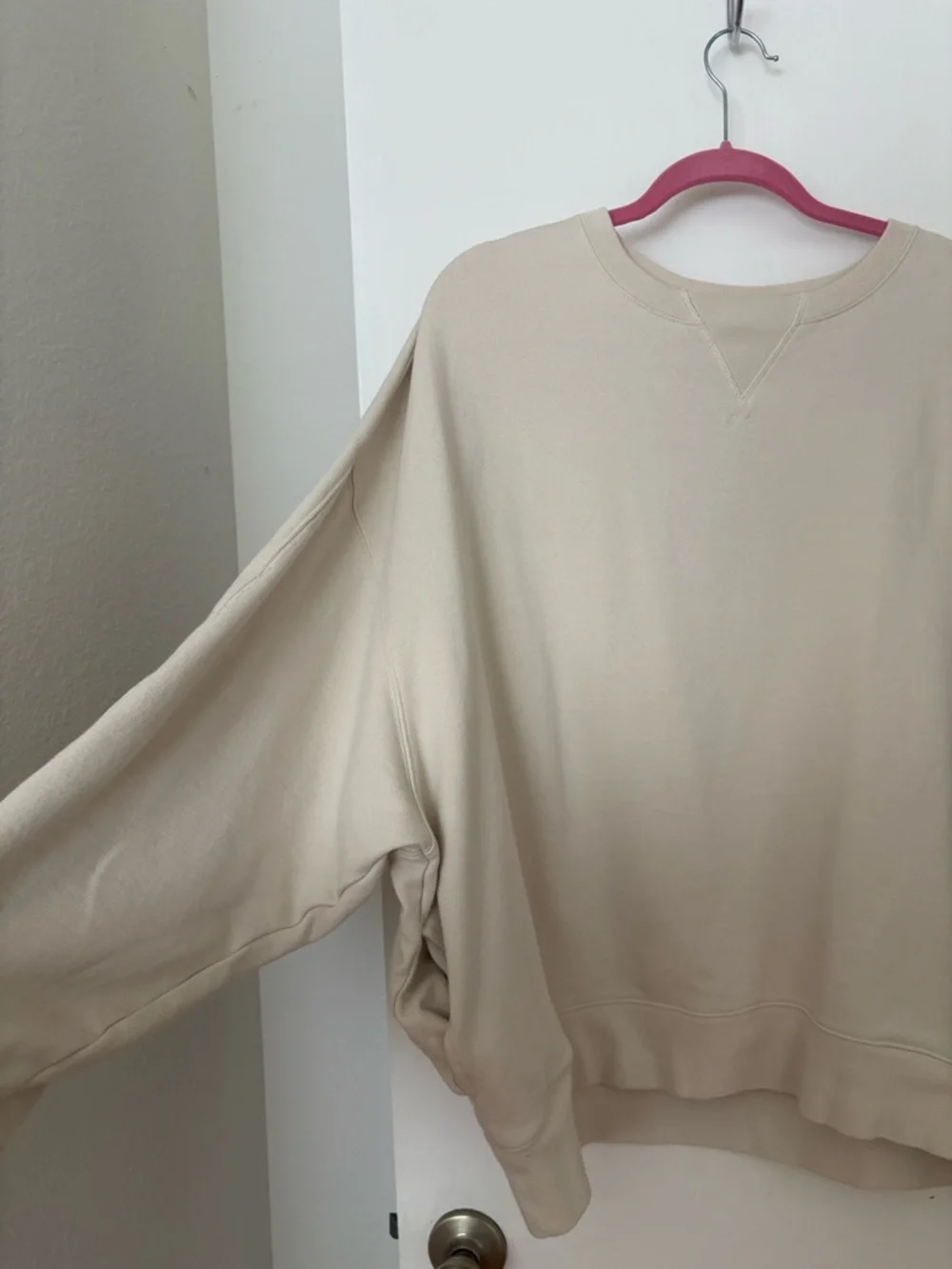 Calvin Klein Oversized Neutral Crewneck Sweatshirt